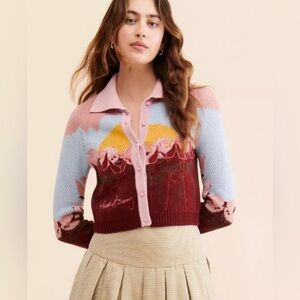 House of Sunny Pastel Sunset Cardigan